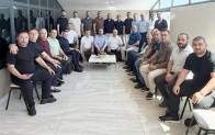 Talip Kuriş, komite üyeleriyle Hüseyin Haldızoğlu’nun ev sahipliğinde buluştu