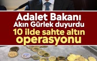 10 İlde Sahte Altın Operasyonu