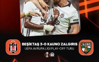Beşiktaş’ın UEFA Avrupa Ligi Grubuna Başlamasına Bir Adım Kaldı:
