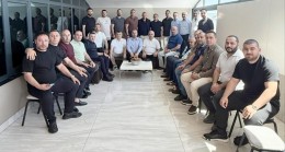 Talip Kuriş, komite üyeleriyle Hüseyin Haldızoğlu’nun ev sahipliğinde buluştu