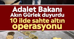 10 İlde Sahte Altın Operasyonu