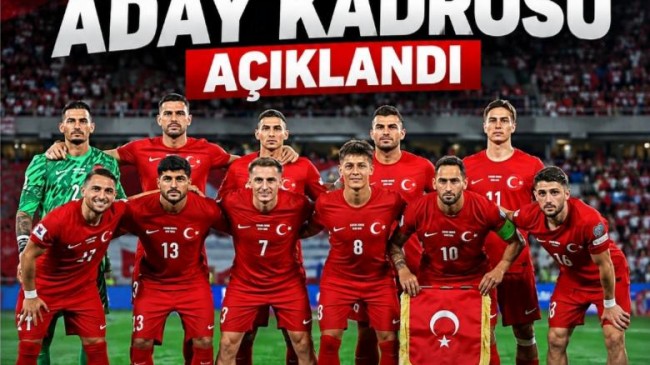 A Milli Takım’ın Aday Kadrosu Açıklandı
