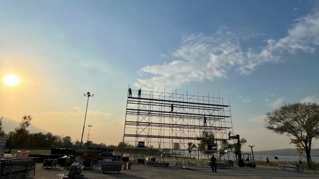 Sapanca’da BLOK3 konseri için dev hazırlık
